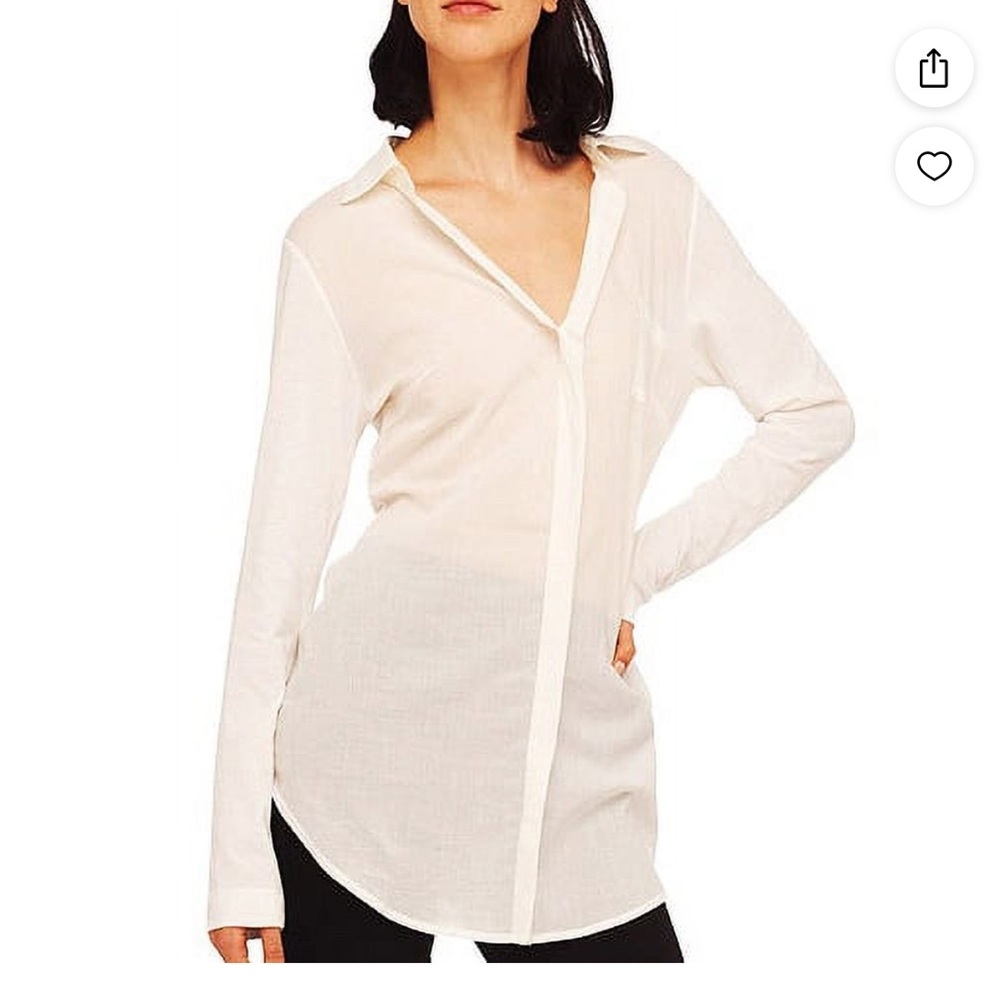 Norma Kamali White Women's Blouse